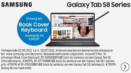 Samsung Galaxy Tab S8 series - Book cover cadeau 