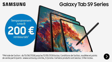 Samsung Tab S9-Series - Jusquà €200 cashback